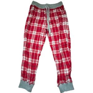 Aerie Christmas Plaid Pajama Pants Sweatpants Joggers (size M)